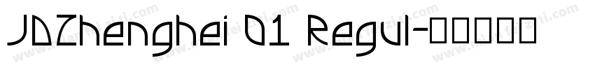 JDZhenghei 01 Regul字体转换